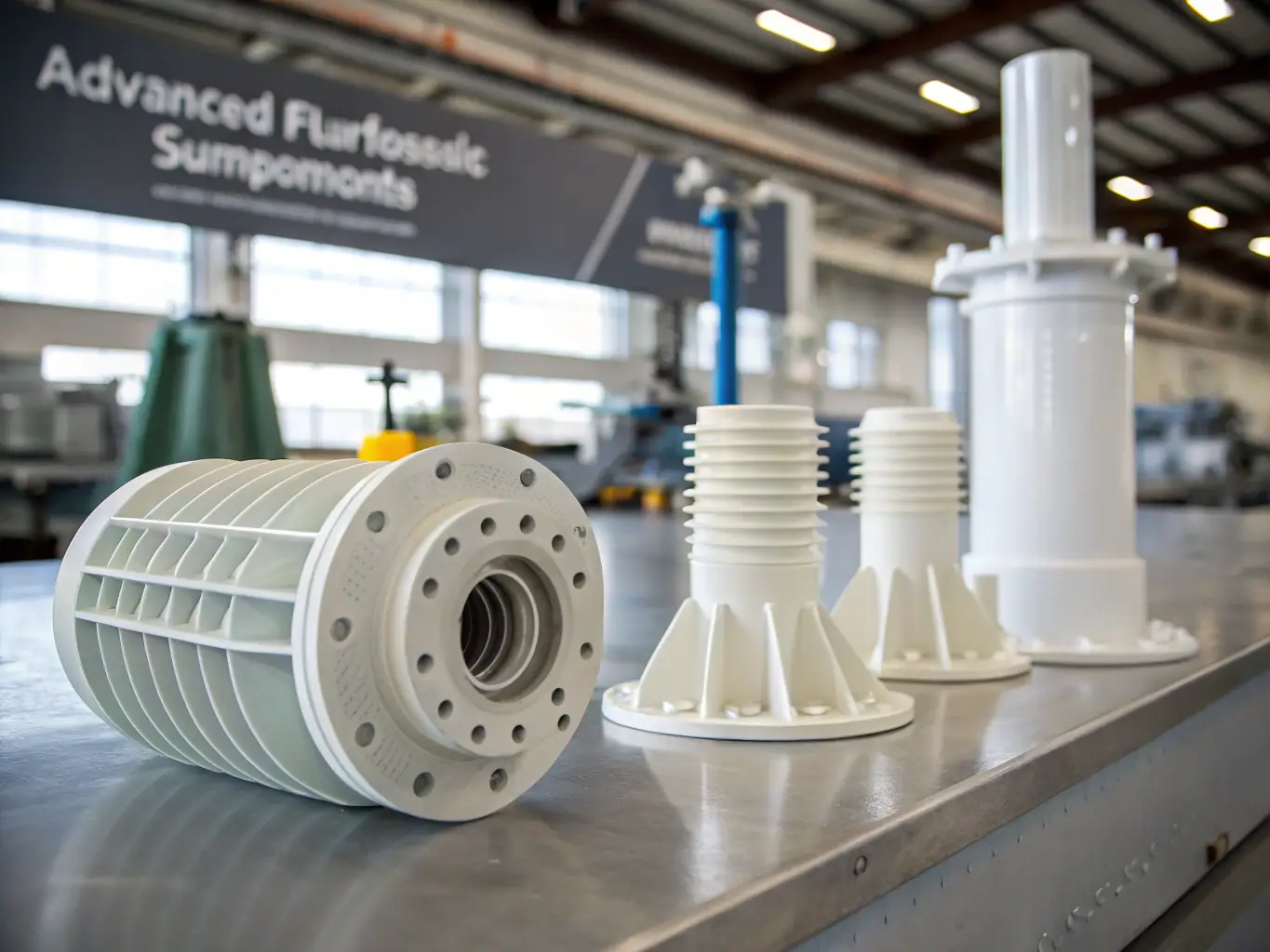 An image of electroplated components used in aerospace applications, highlighting their resistance to extreme conditions and wear.